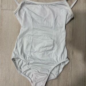 White Ballet Leotard Adult Small
